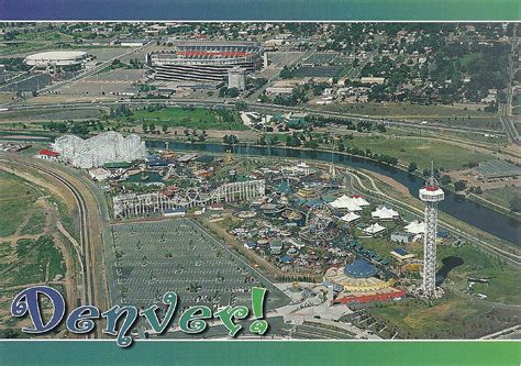 Mile High Stadium And Mcnichols Sports Arena 2us Co 831 Stadium Postcards