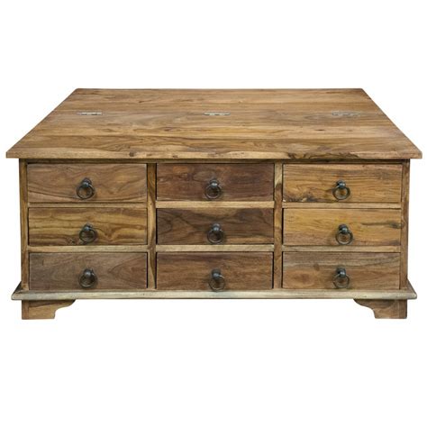 Granary Royale 9 Drawer Chest Modern Wooden Furniture