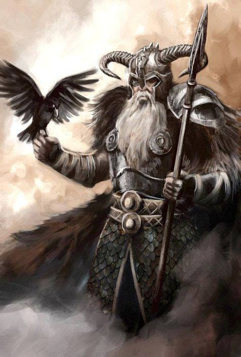 All Father Odin God Norse Myth Norse