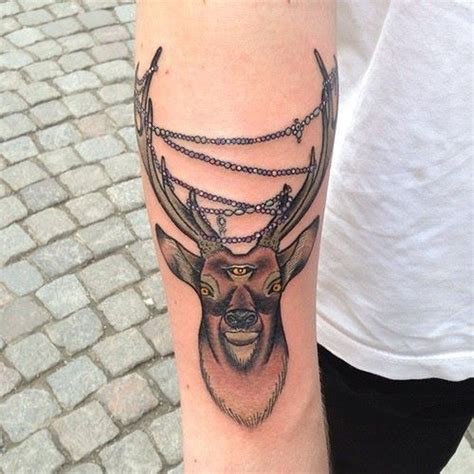 Deer Tattoos Body Art Ink