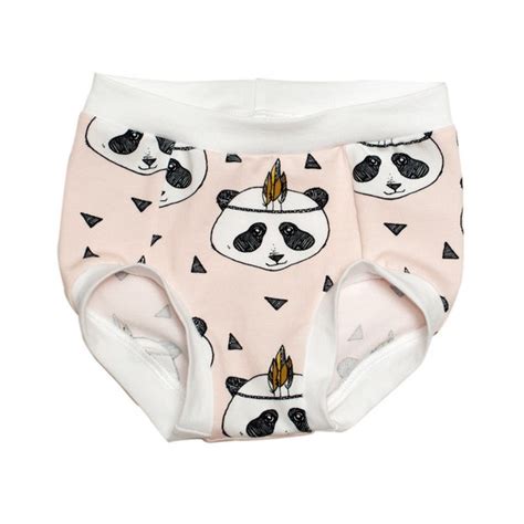 Panda Bear Underwear Pink Panda Brief Style Underwear