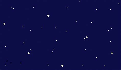 Glowing Stars On Blue Background 