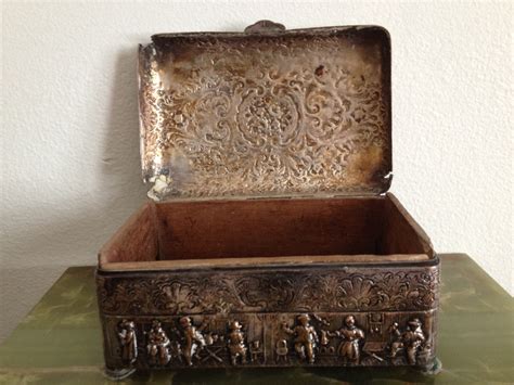 Antique Embossed Silver Dutch Box Collectors Weekly