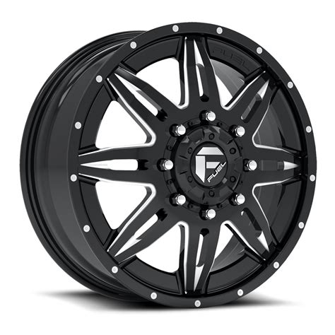 Fuel Dually Wheels D267 Lethal Dually Front Wheels