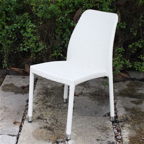 Shop wicker dining room chairs and other wicker seating from the world's best dealers at 1stdibs. All-Weather White Wicker Resin Outdoor Stacking Patio ...