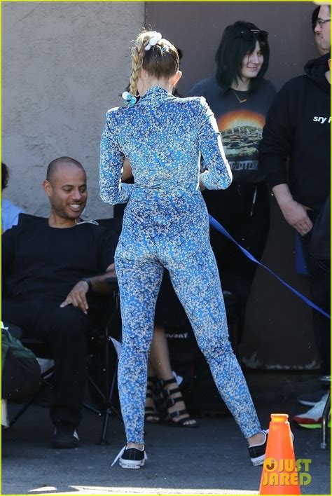 Miley Cyrus Wears Form Fitting Jumpsuit For New Project Photo 4166981