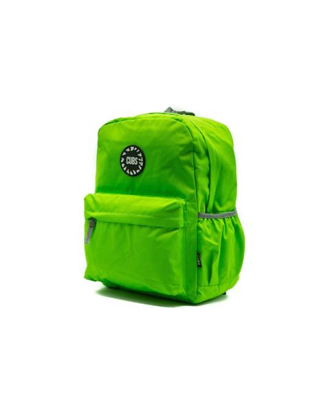 Neon Green Junior Student Backpack 28 Liters