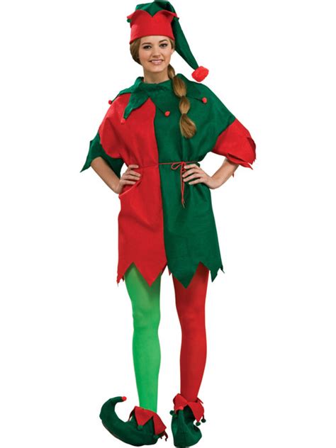 Mens Womens Standard Santas Helper Elf Economy Costume