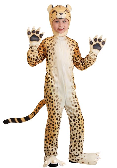 Kids Cheerful Cheetah Costume