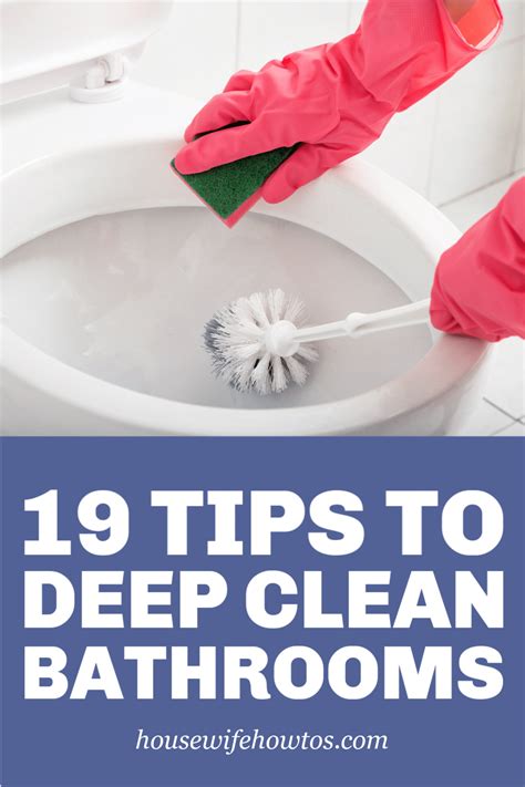19 Genius Tips To Deep Clean A Bathroom