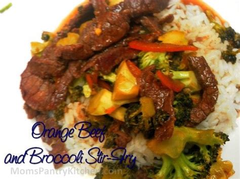 Orange Beef With Broccoli Seems Like A Tasty And Pretty Easy Recipe To