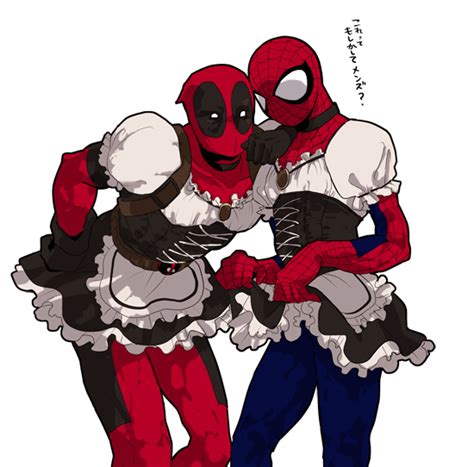 Transvestite With Spider Man Deadpool Fuck Fantasy