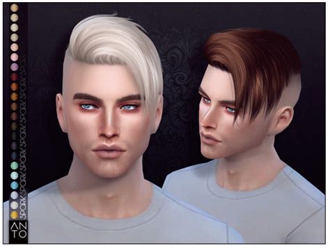 Thesimsresource Anto Spark Hair Sims 4 Hair Male Sims Hair Male Hair