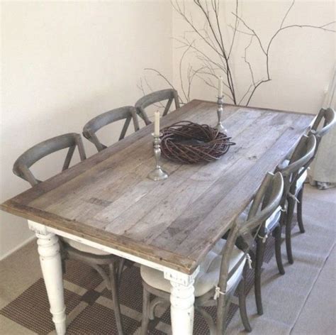 Phases of this shabby chic dining table diy, created by claudine pender. Shabby Chic Dining Table Chairs And Bench Home Design ...
