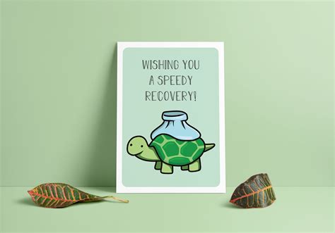 Buy Wishing You A Speedy Recovery A6 Get Well Soon Greeting Cards Online In India Etsy