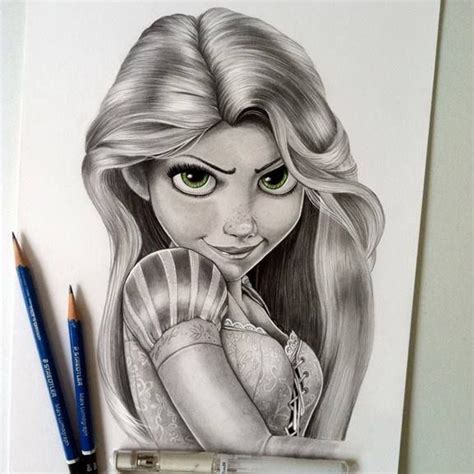 Rapoince Rapunzel Drawing Disney Drawings Sketches Disney Character