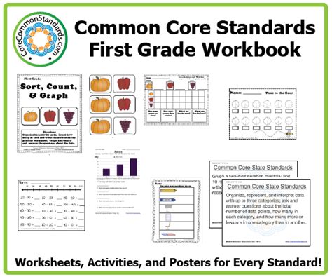 First Grade Common Core Workbook Paperback