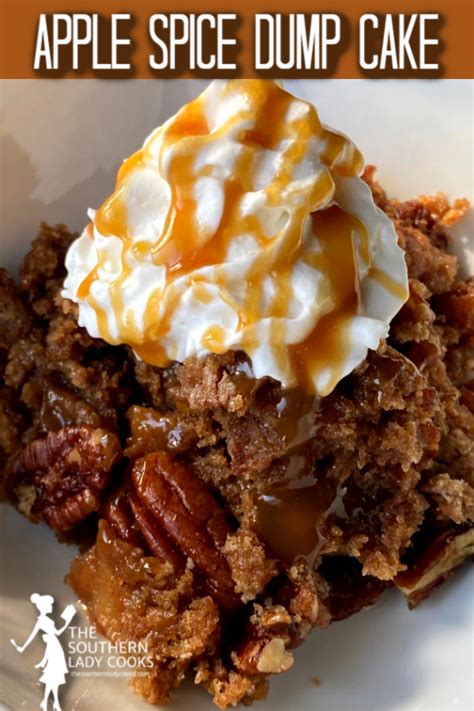 Apple Spice Dump Cake The Southern Lady Cooks
