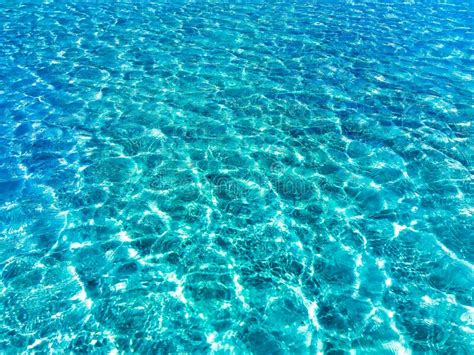Transparent Turquoise Blue Sea Water Stock Image Image Of Iridescent
