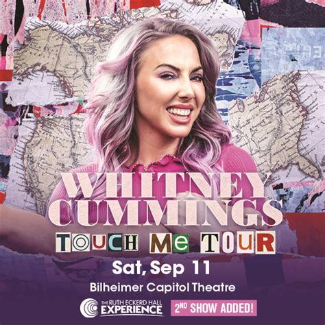Whitney Cummings Touch Me Stand Up Tour Cra