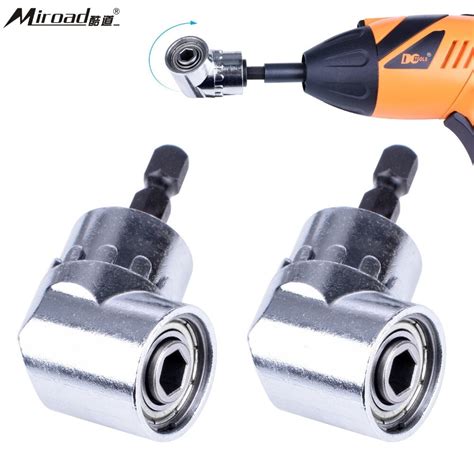 Miroad 2pcs Right Angle Drills 105 Degrees Angle Extension Power