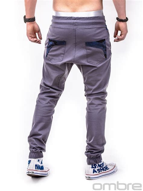 Mens Pants Joggers Grey P301 Modone Wholesale Clothing For Men