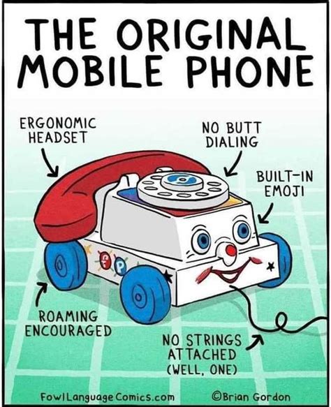 The Original Mobile Phone Imgur Funny Cartoons Funny Jokes