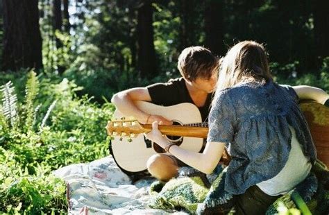 Couple Playing Guitar Together This Would Make A Perfect Date