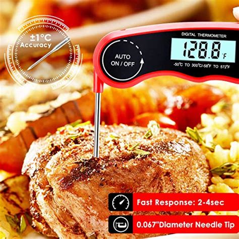 Gdealer Dt09 Waterproof Digital Instant Read Meat Thermometer With 46