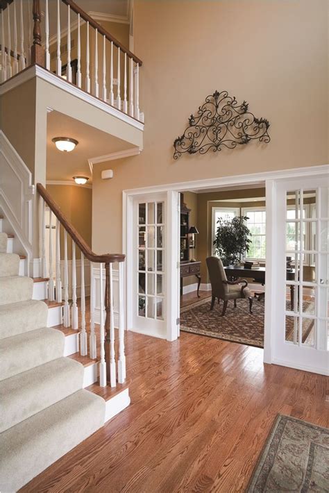Two Story Entry Foyer Decorating Home Small Space Interior Design