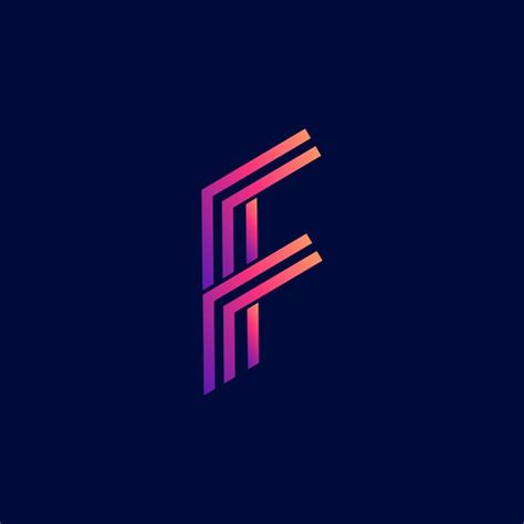 Premium Vector Letter F Logo Template Unique Modern Creative Logotype