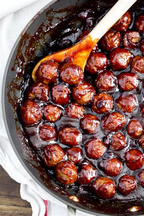Easy Spicy Cranberry Bbq Meatballs Stovetop Or Slow Cooker Make Ahead
