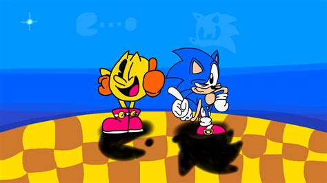 Pac And Sonic Naoto Ohshima Colors By Pacsac1 On Deviantart