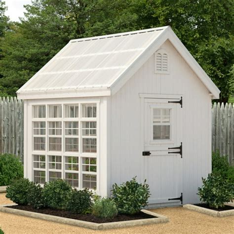 Little Cottage 8 X 8 Ft Colonial Gable Greenhouse With Optional Floor