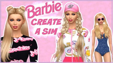 The Sims 4 Create A Sim Barbie Youtube