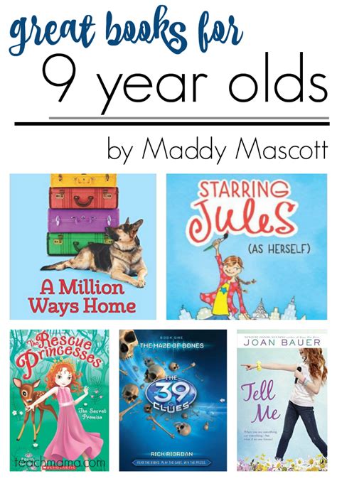 Great Books For 9 Year Olds By Maddy Mascott Teach Mama