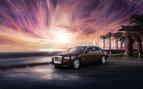 2015 Rolls Royce Ghost Series II HD desktop wallpaper : Widescreen