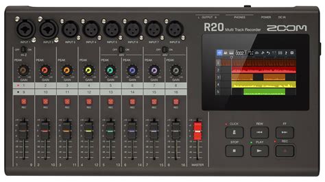 Zoom R20 Portable Multitrack Audio Recorder And Mixer Announced Cined