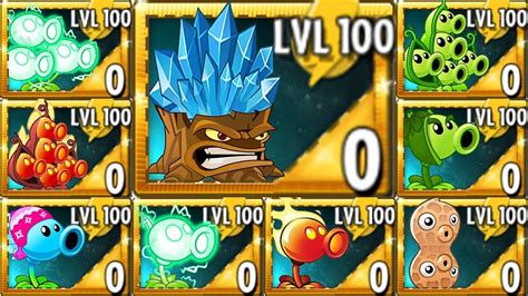 Plants Vs Zombies 2 All Pea And Torchwood Level 100 Power