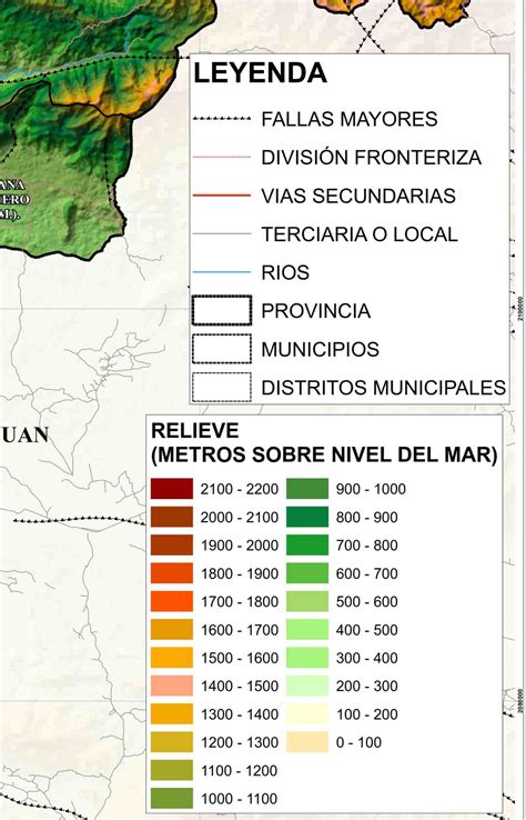 Mapa Geomorfológico Provincia Elías Piña Infraestructura De Datos