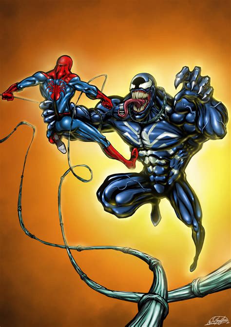 Spiderman Vs Venom By Josemanuelserrano On Deviantart