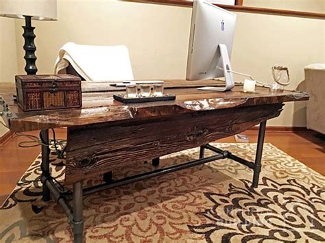 Diy Rustic Desk Plans To Build Your Own Simplified Building