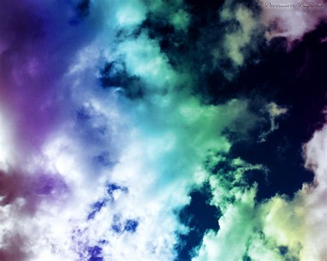 Faded Rainbow Sky By Decemburr Days On Deviantart