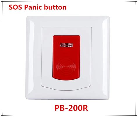 Wireless Emergency Panic Button Indoor Wall Mounting Works With St Iiib