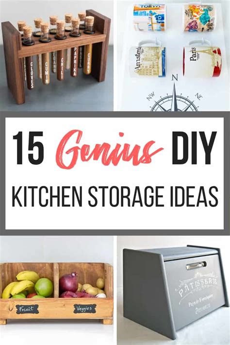 15 Genius Diy Kitchen Storage Ideas The Handymans Daughter