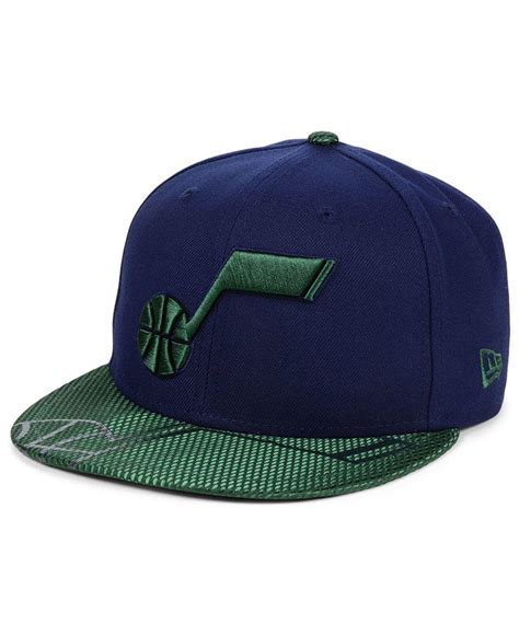 Utah jazz snapback cap hat navy blue mesh nba basketball msrp $32. KTZ Utah Jazz Pop Viz 9fifty Snapback Cap in Blue for Men ...