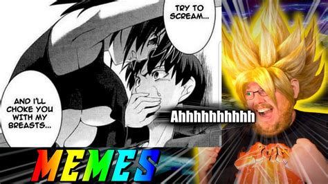 Going Super Sayain To Get Choked By Breasts Reddit Fnaf Anime And Offbrand Anime Memes