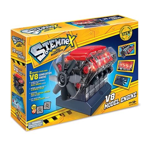 V8 Combustion Engine Model Building Kit Stem Toy Sale