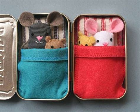 Diy Travel Toys Wee Mouse Tin House