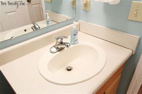 Opt for natural stone whenever you want your bathroom to send a message of luxury. Bathroom Vanity Countertops + Giveaway